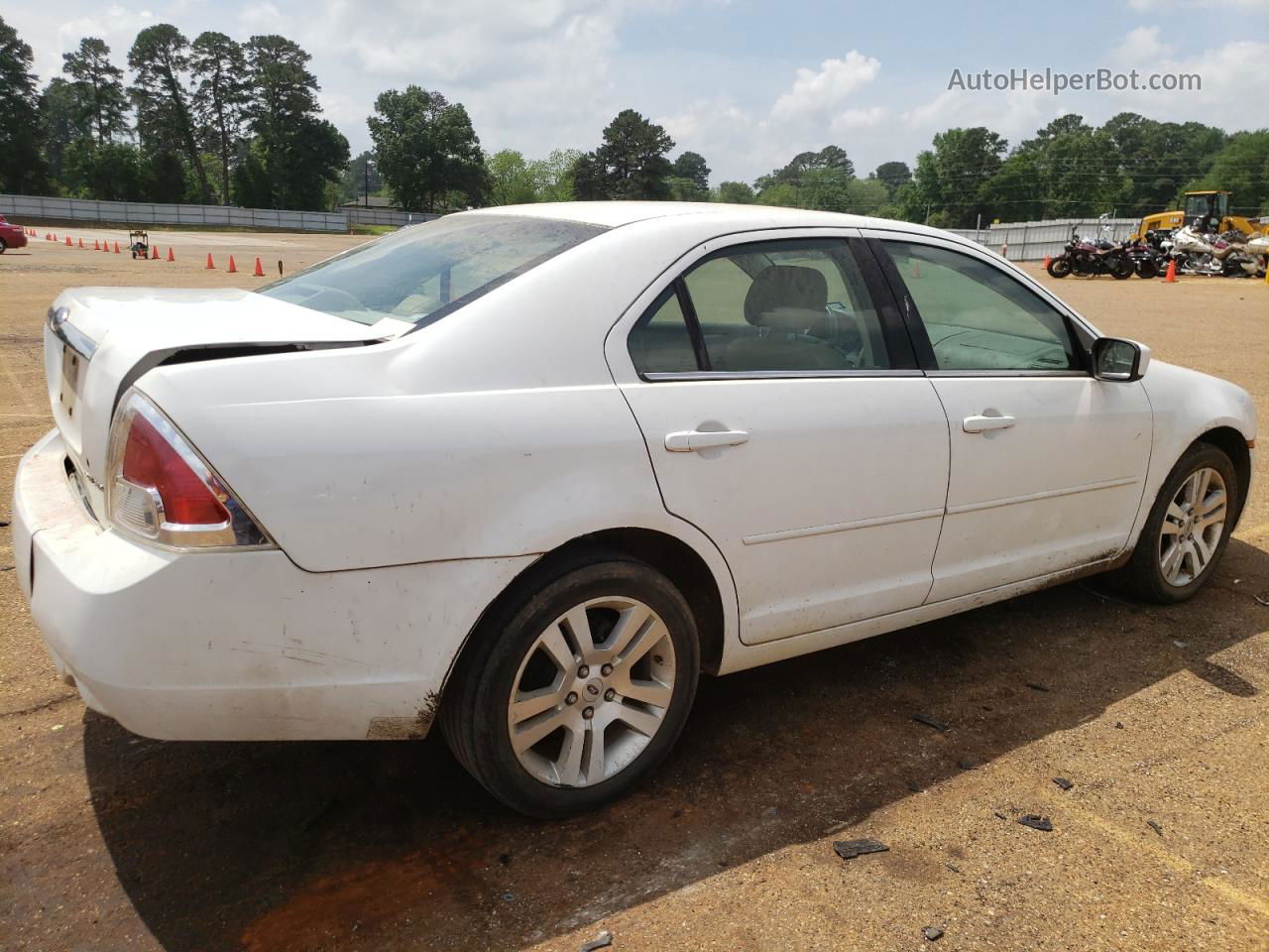 2006 Ford Fusion Sel White vin: 3FAHP08176R175565