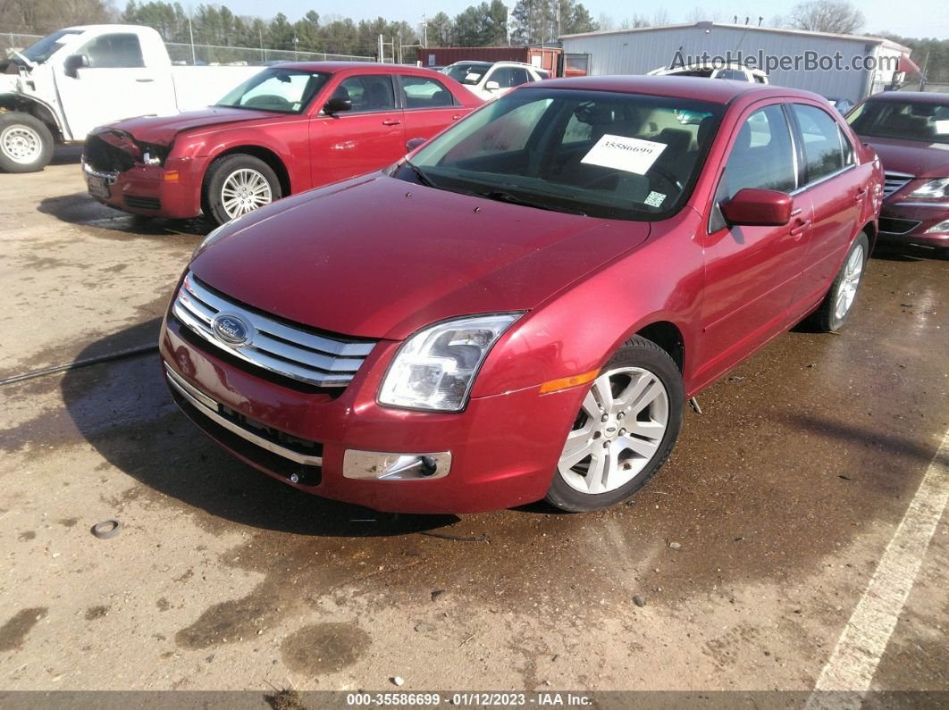 2008 Ford Fusion Sel Red vin: 3FAHP08178R156677