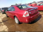 2008 Ford Fusion Sel Red vin: 3FAHP08178R156677