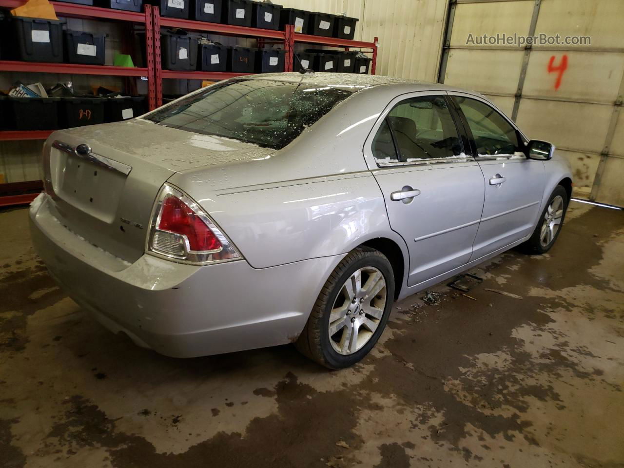 2008 Ford Fusion Sel Silver vin: 3FAHP08178R176072