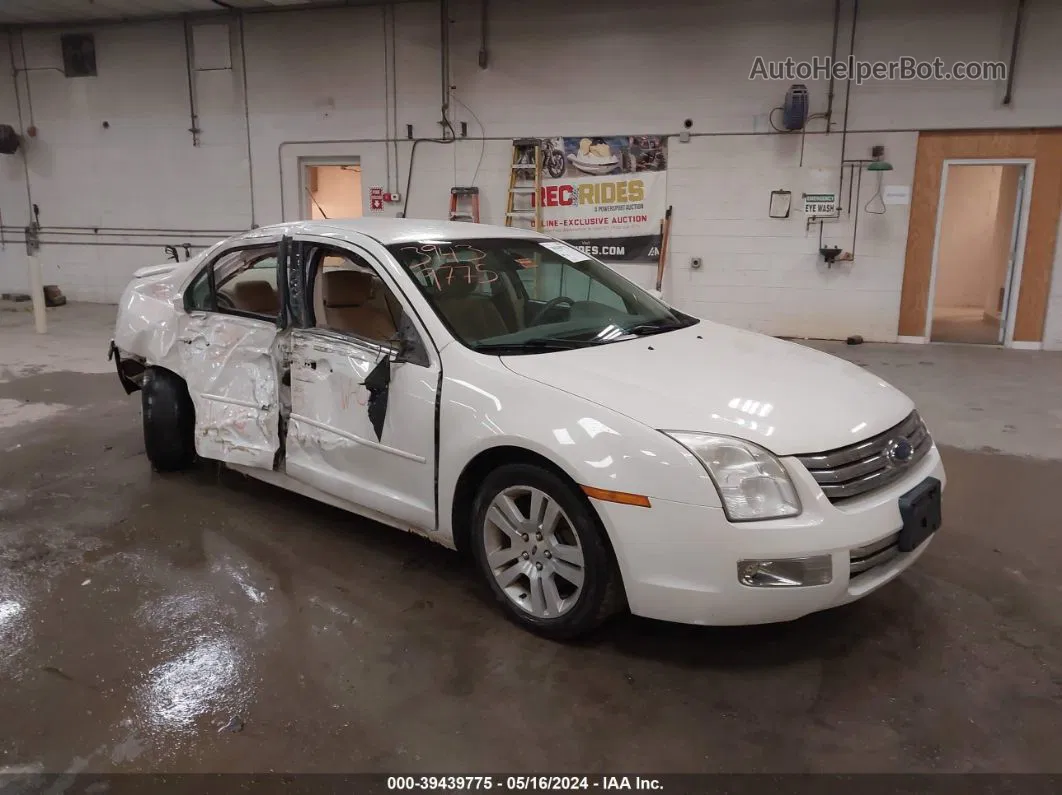 2008 Ford Fusion Sel White vin: 3FAHP08178R204601