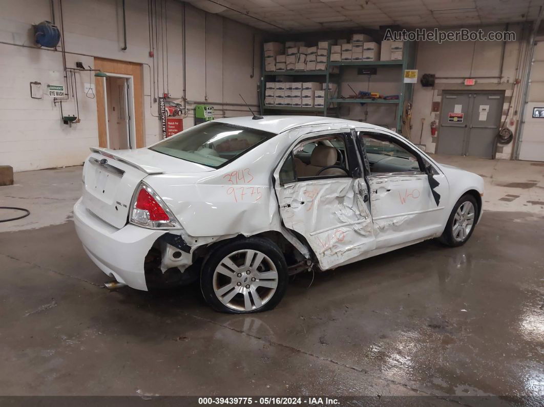 2008 Ford Fusion Sel White vin: 3FAHP08178R204601