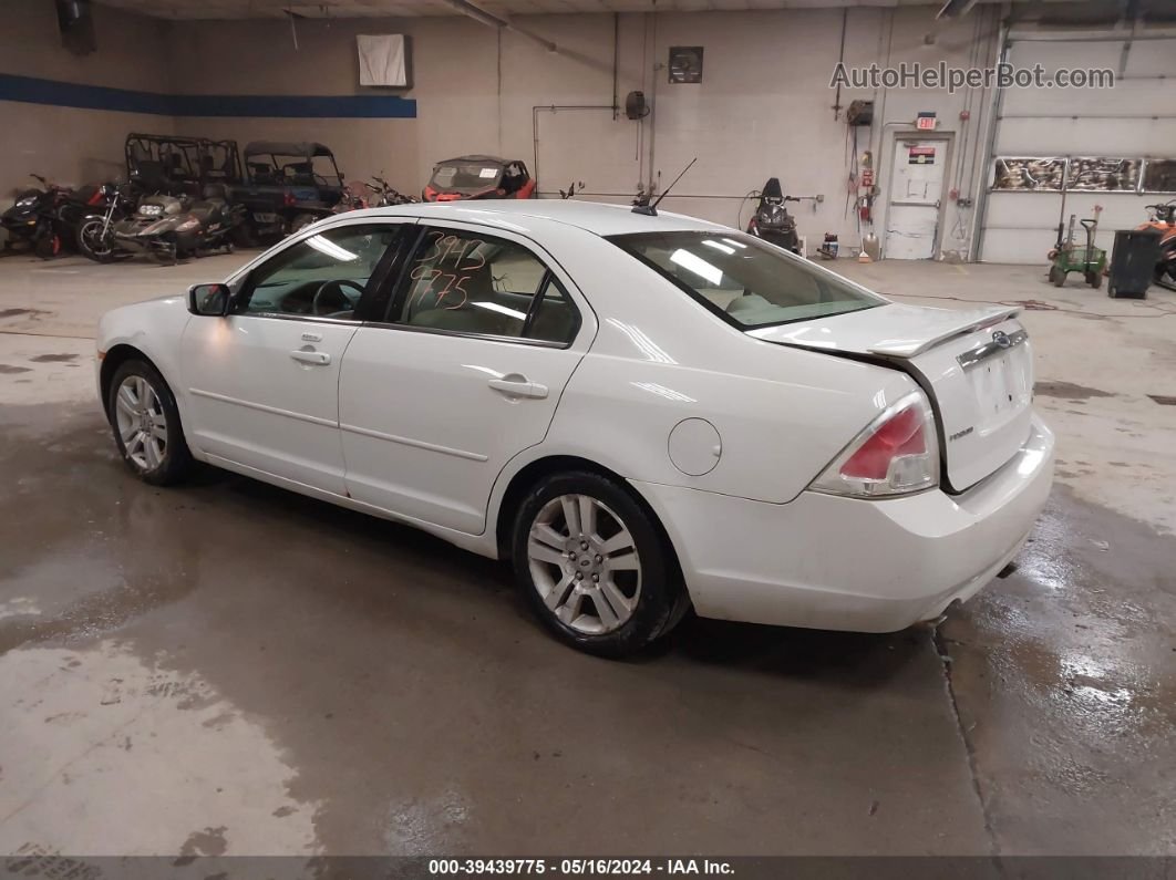 2008 Ford Fusion Sel White vin: 3FAHP08178R204601