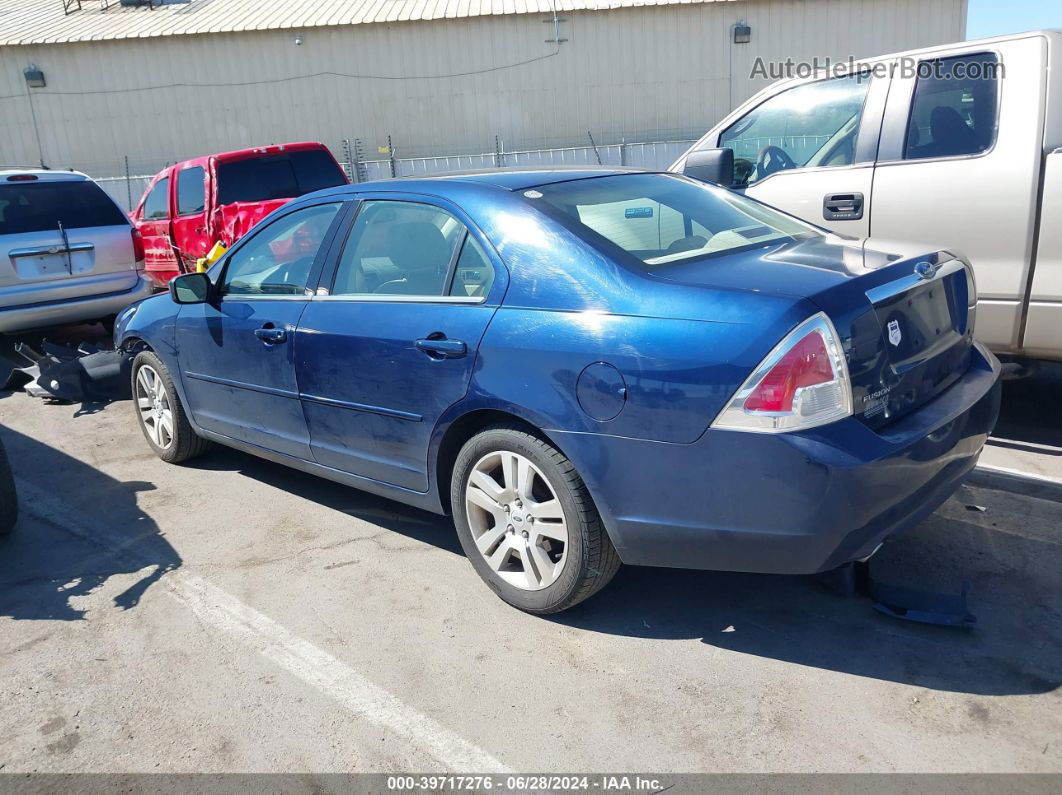 2006 Ford Fusion Sel Blue vin: 3FAHP08186R139884