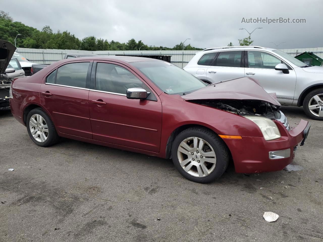 2006 Ford Fusion Sel Burgundy vin: 3FAHP08186R200859