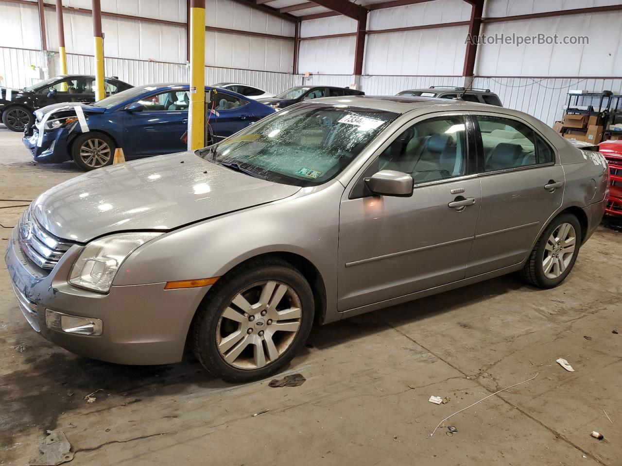 2008 Ford Fusion Sel Beige vin: 3FAHP08188R108556