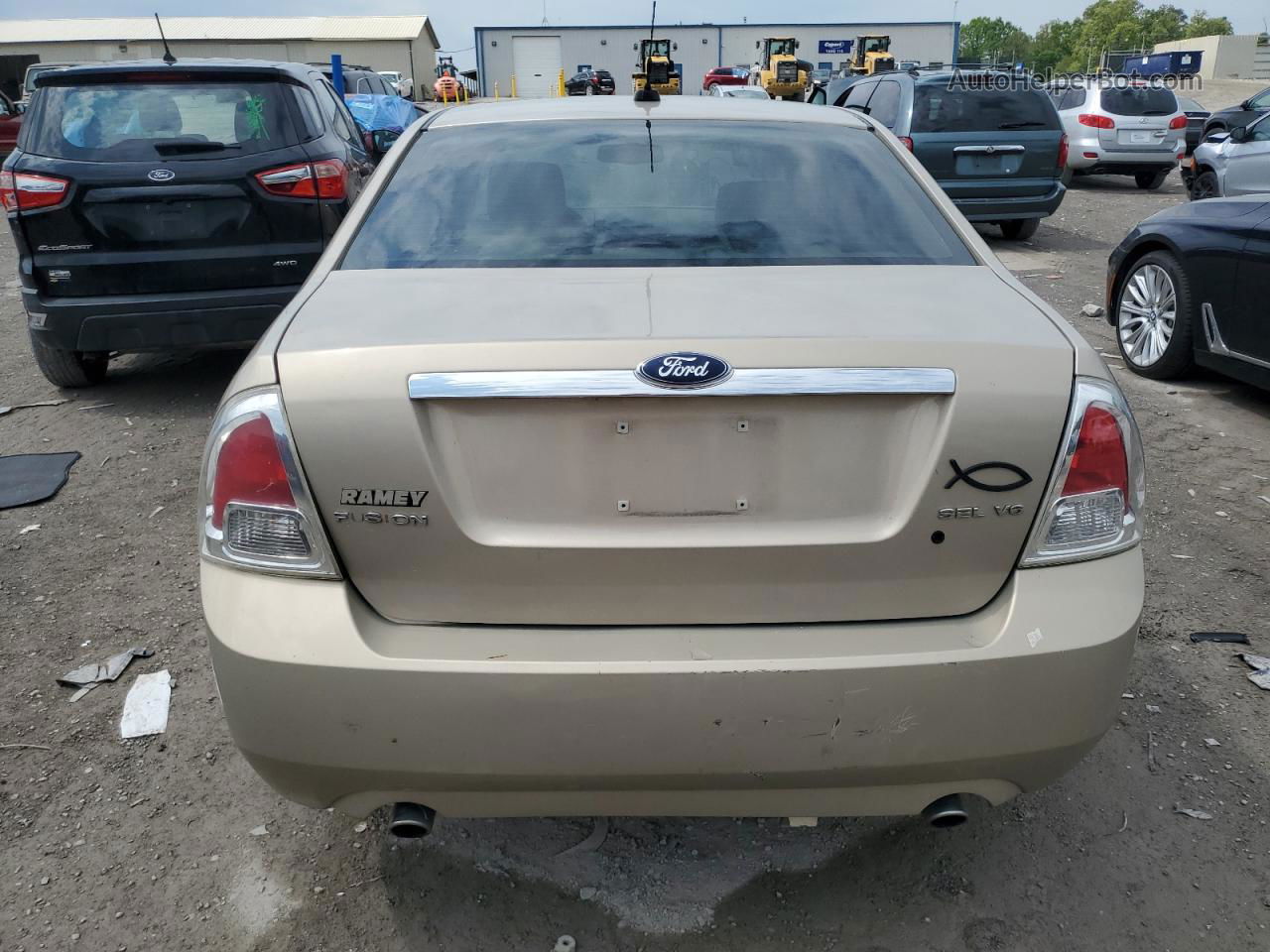 2008 Ford Fusion Sel Бежевый vin: 3FAHP08188R164934