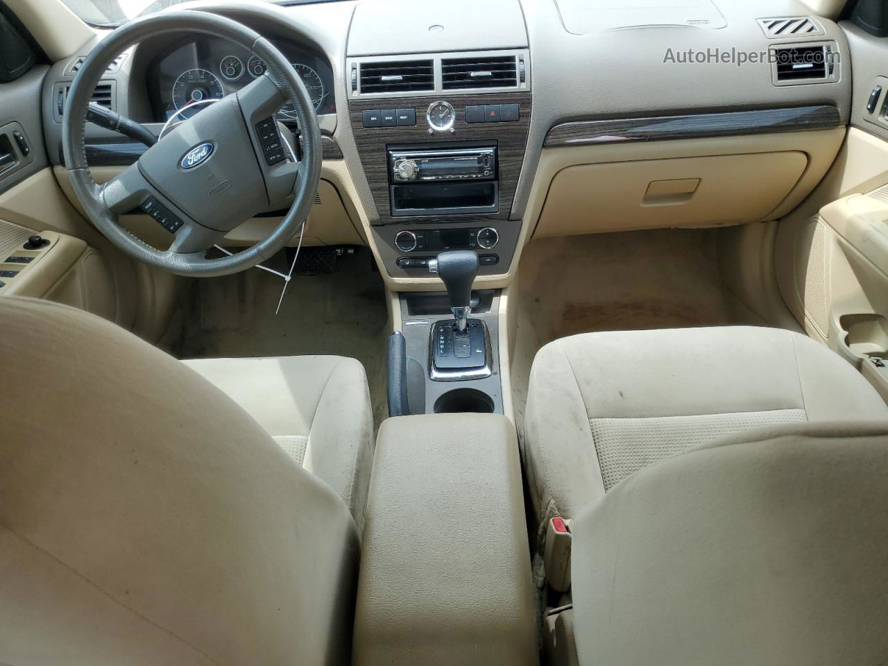 2008 Ford Fusion Sel Beige vin: 3FAHP08188R164934