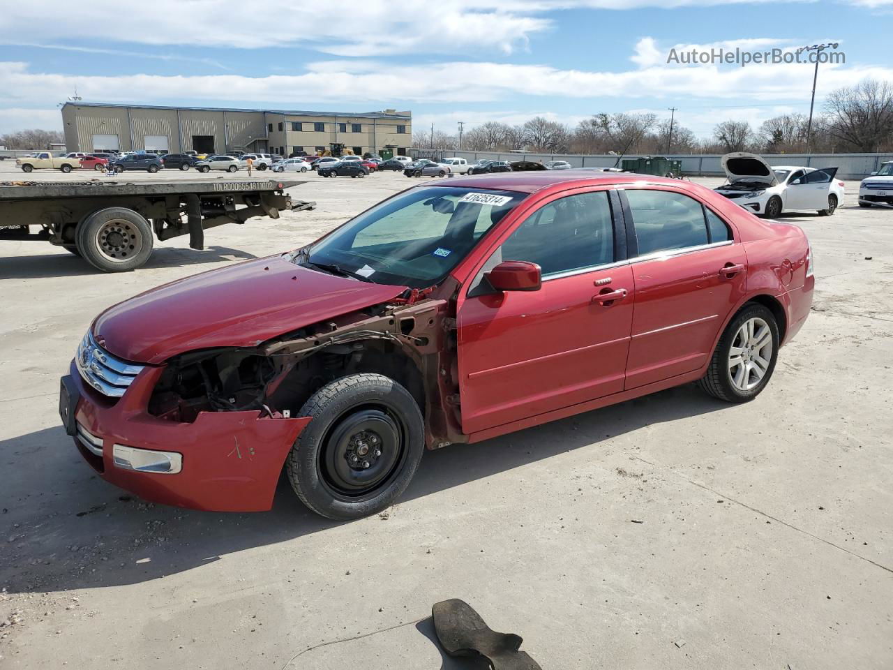 2008 Ford Fusion Sel Maroon vin: 3FAHP08188R168367