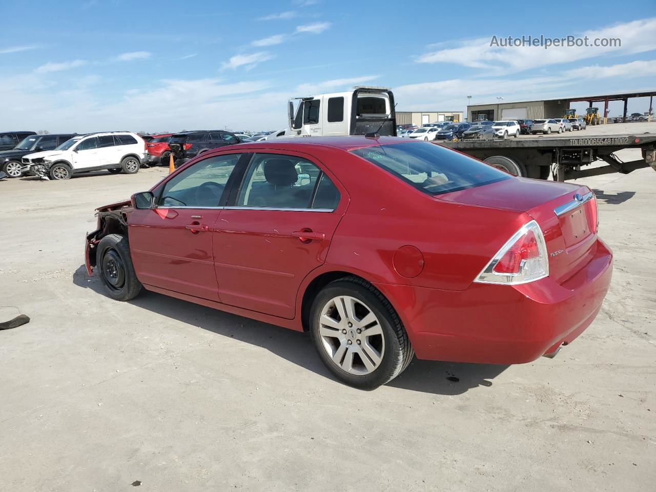 2008 Ford Fusion Sel Maroon vin: 3FAHP08188R168367