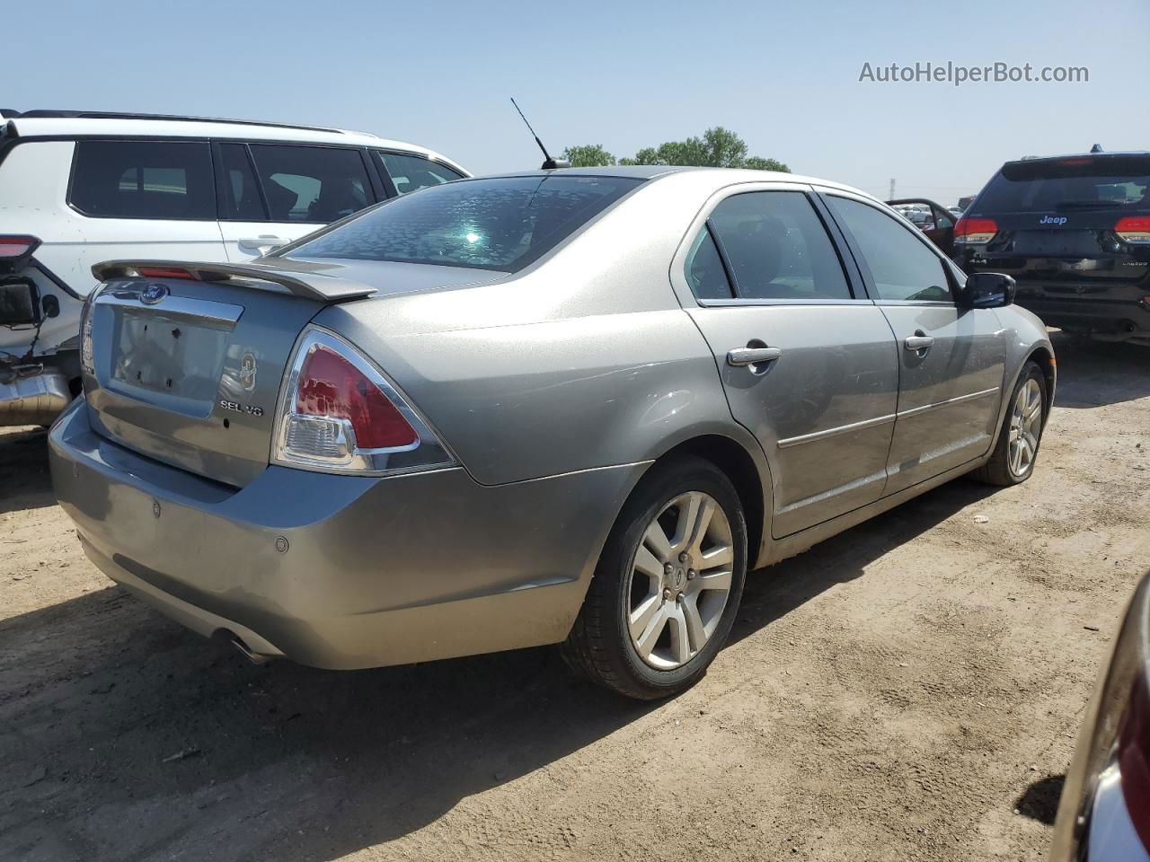 2008 Ford Fusion Sel Silver vin: 3FAHP08188R235405