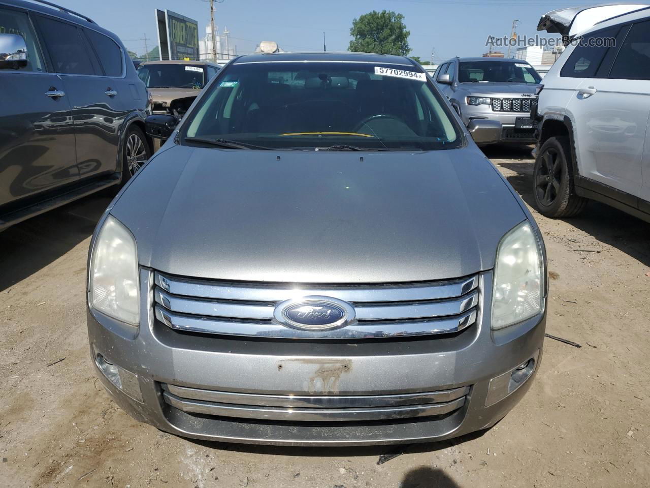 2008 Ford Fusion Sel Silver vin: 3FAHP08188R235405