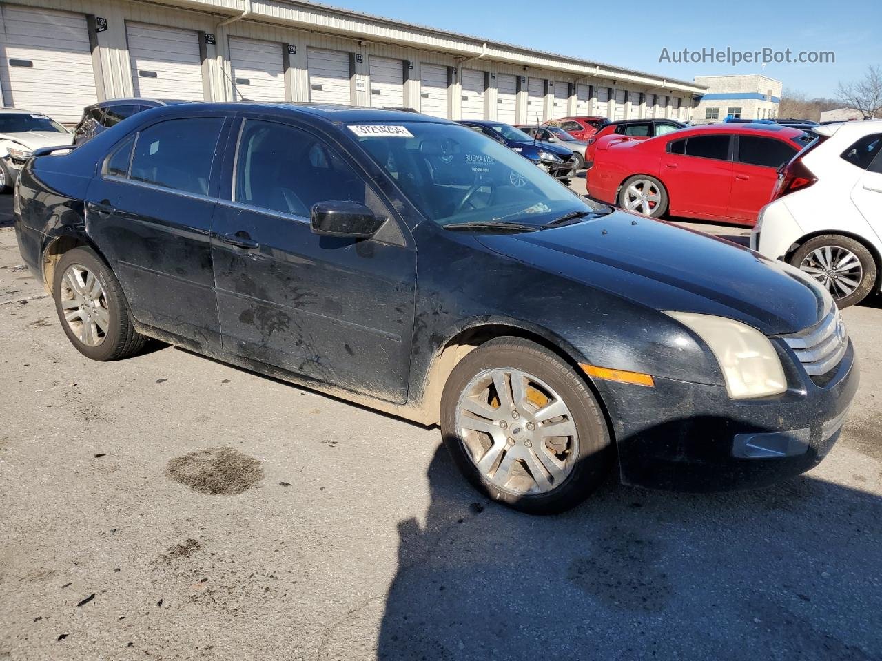 2008 Ford Fusion Sel Черный vin: 3FAHP08188R240636