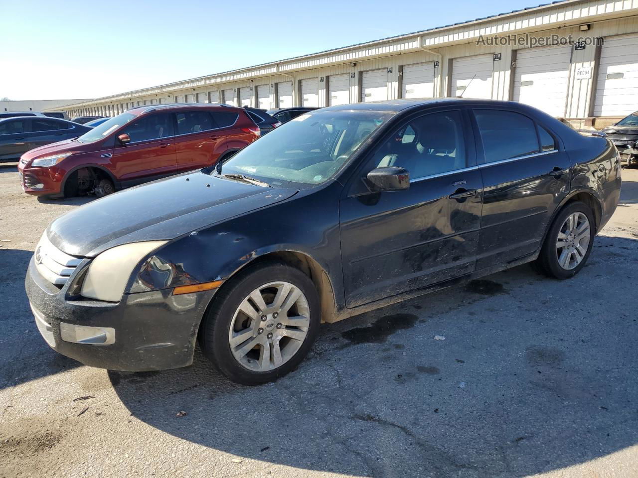 2008 Ford Fusion Sel Черный vin: 3FAHP08188R240636