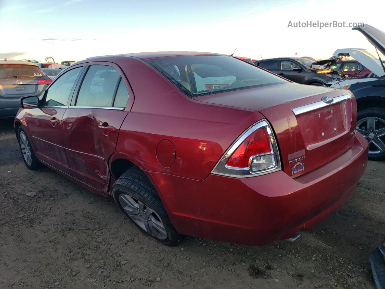 2006 Ford Fusion Sel Red vin: 3FAHP08196R104240