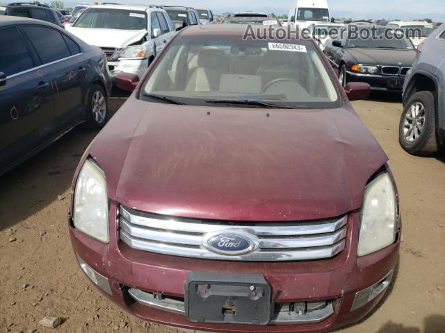 2006 Ford Fusion Sel Темно-бордовый vin: 3FAHP08196R161635