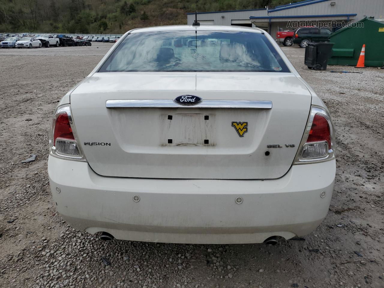 2008 Ford Fusion Sel White vin: 3FAHP08198R109960