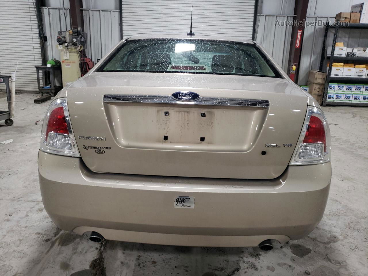 2008 Ford Fusion Sel Золотой vin: 3FAHP08198R241875