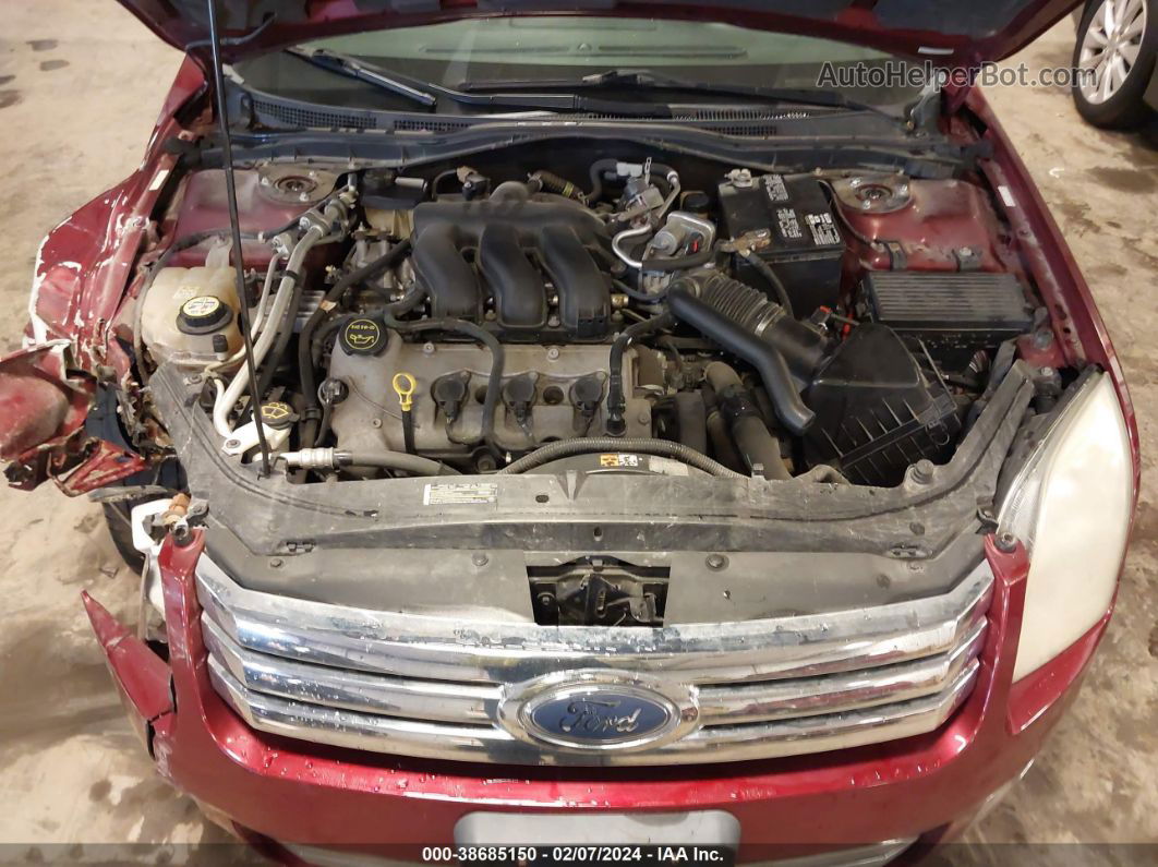 2006 Ford Fusion Sel Red vin: 3FAHP081X6R180632