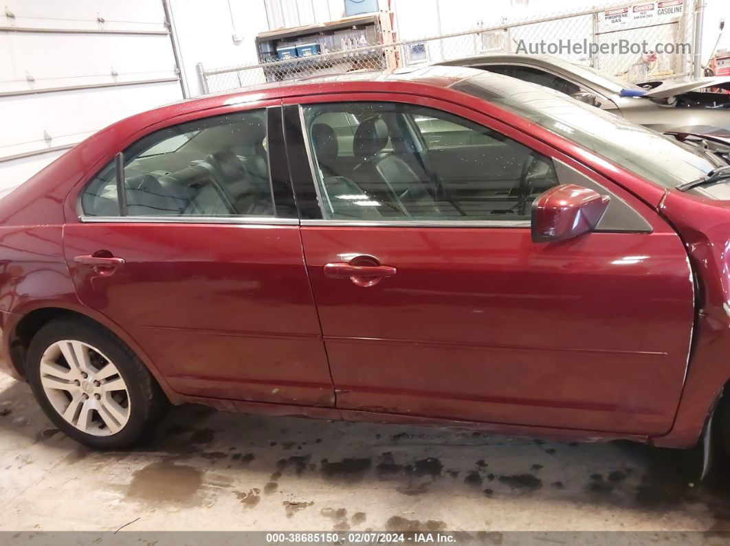 2006 Ford Fusion Sel Red vin: 3FAHP081X6R180632