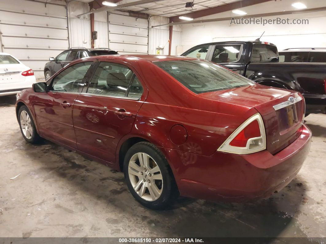 2006 Ford Fusion Sel Red vin: 3FAHP081X6R180632