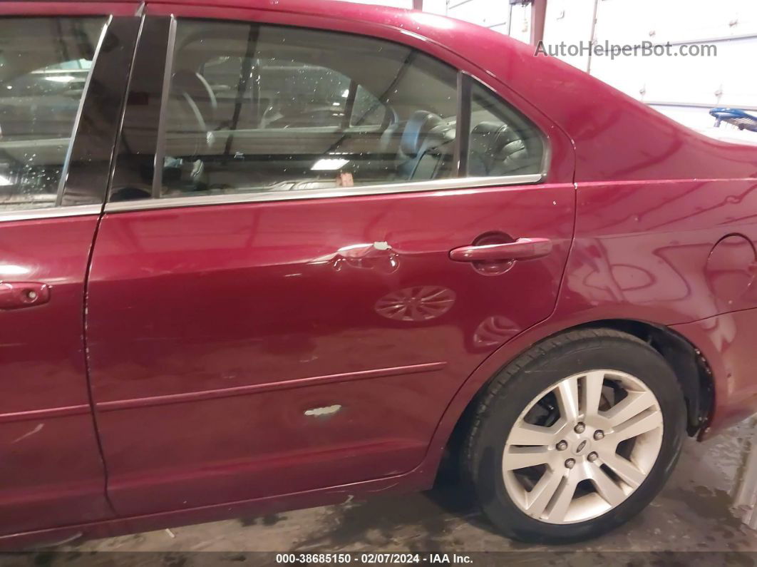 2006 Ford Fusion Sel Red vin: 3FAHP081X6R180632