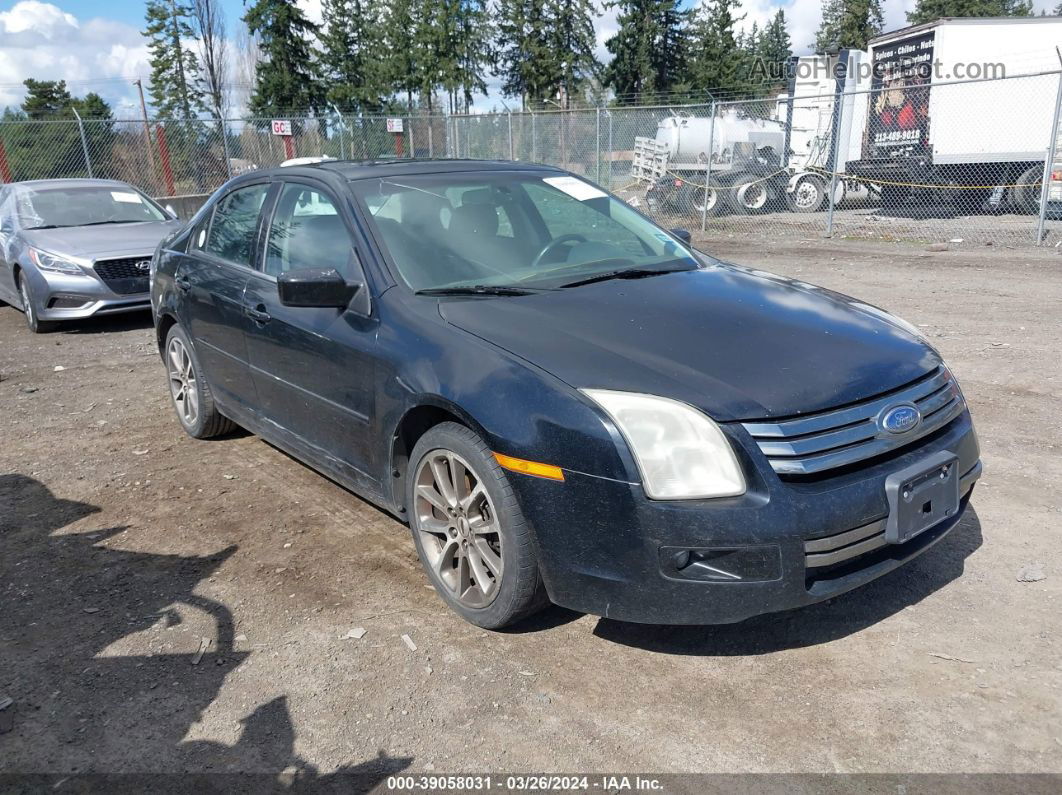 2008 Ford Fusion Sel Black vin: 3FAHP081X8R108493