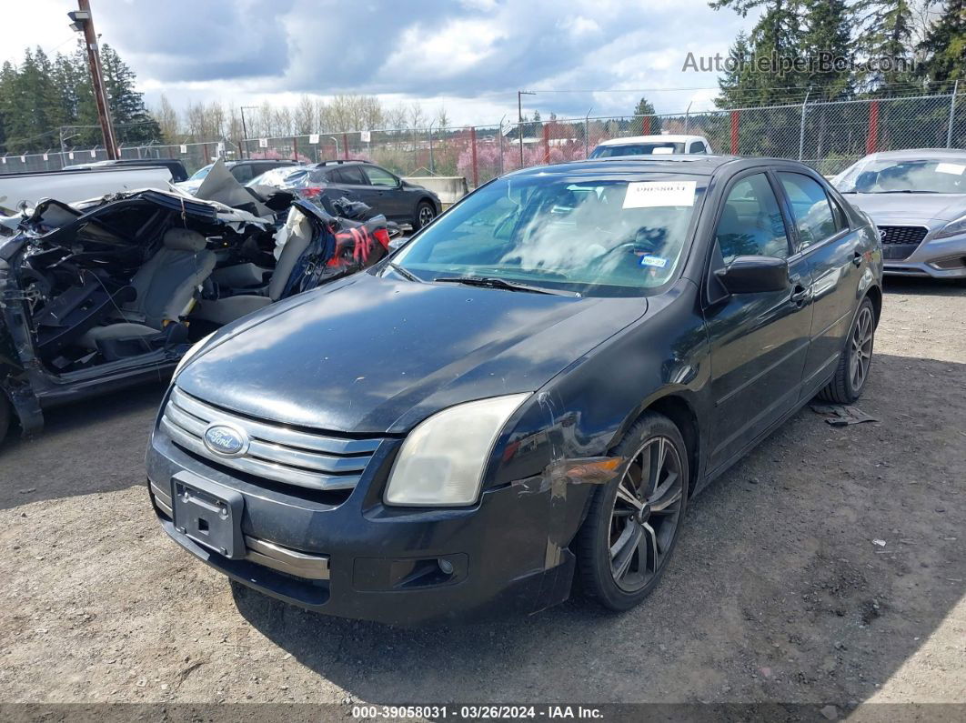 2008 Ford Fusion Sel Black vin: 3FAHP081X8R108493