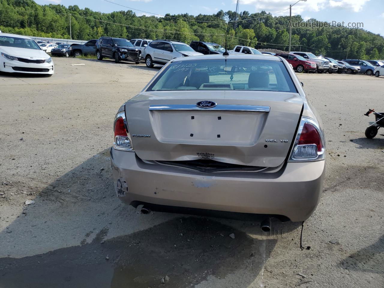 2008 Ford Fusion Sel Gold vin: 3FAHP081X8R111930