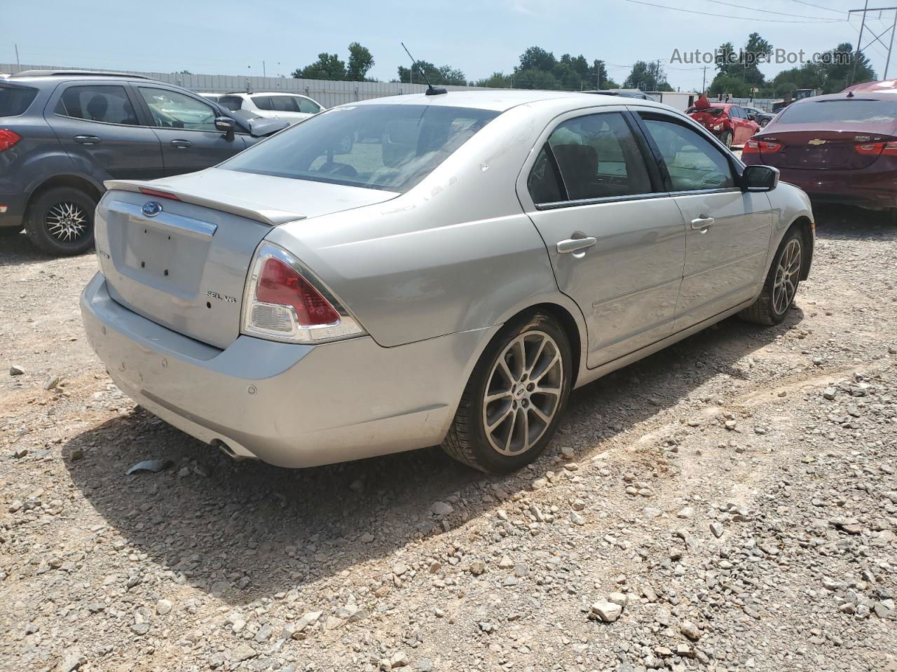 2008 Ford Fusion Sel Silver vin: 3FAHP081X8R164773