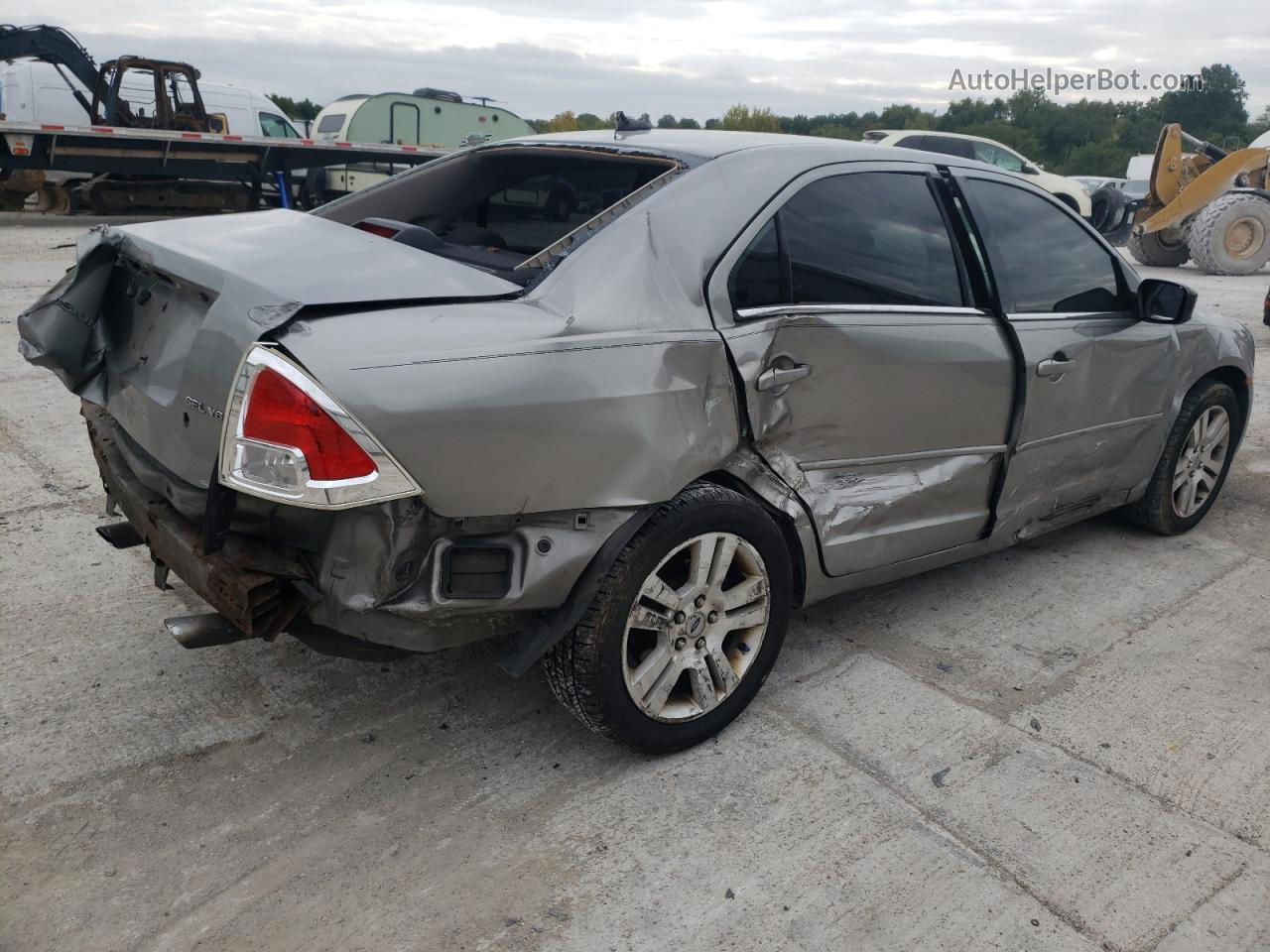 2008 Ford Fusion Sel Silver vin: 3FAHP081X8R188717