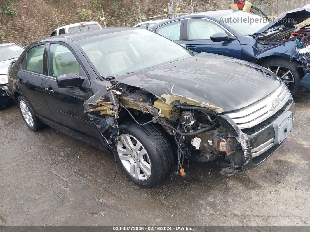 2008 Ford Fusion Sel Черный vin: 3FAHP081X8R204673