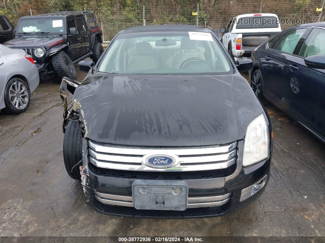 2008 Ford Fusion Sel Черный vin: 3FAHP081X8R204673