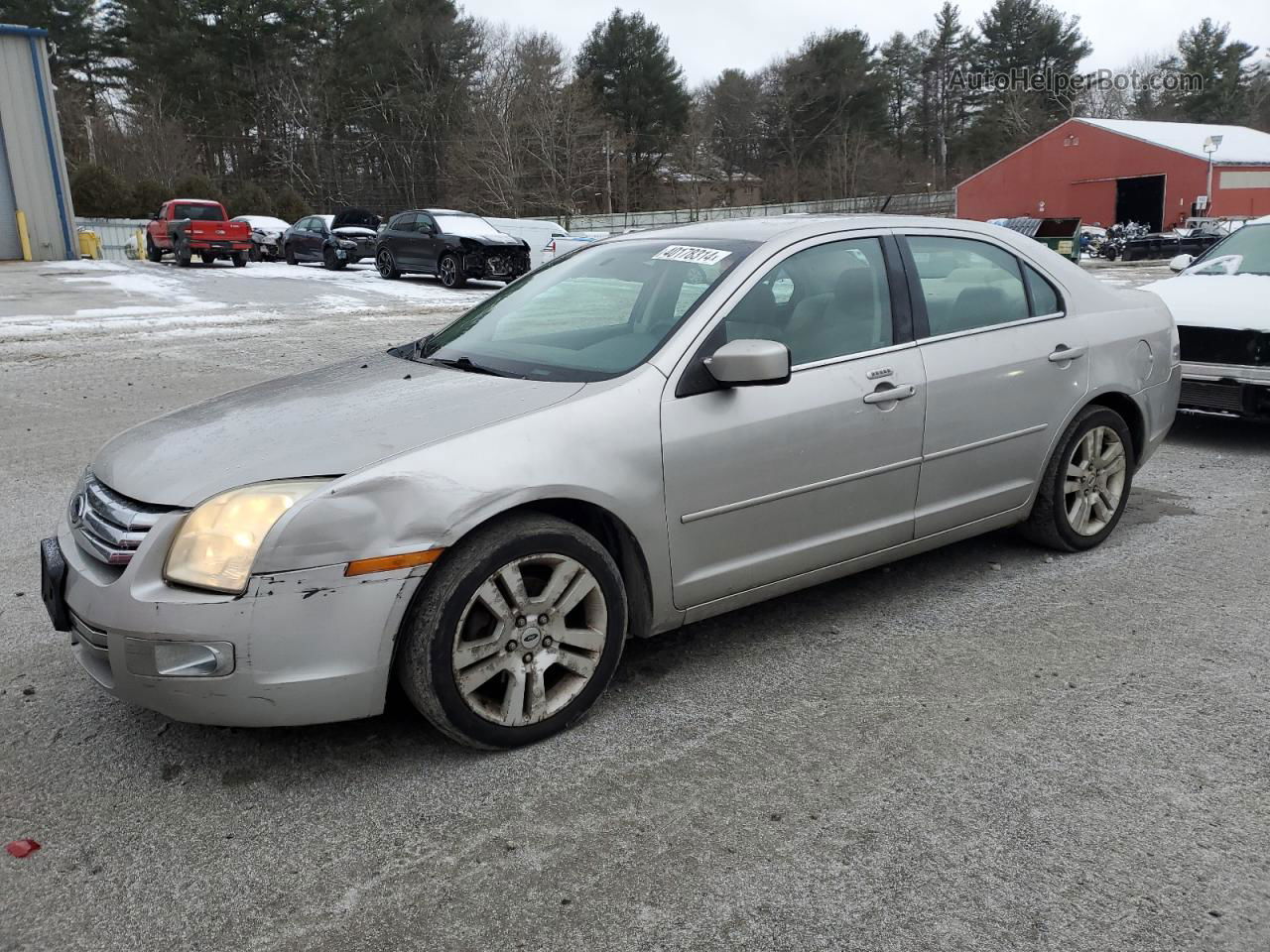 2008 Ford Fusion Sel Silver vin: 3FAHP081X8R213003