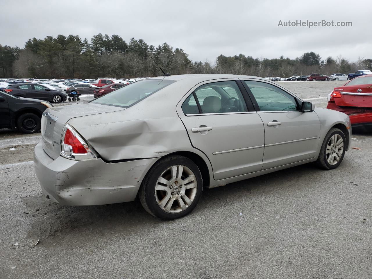 2008 Ford Fusion Sel Silver vin: 3FAHP081X8R213003