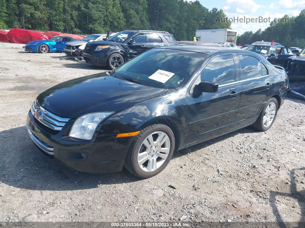 2008 Ford Fusion Sel Black vin: 3FAHP081X8R213146