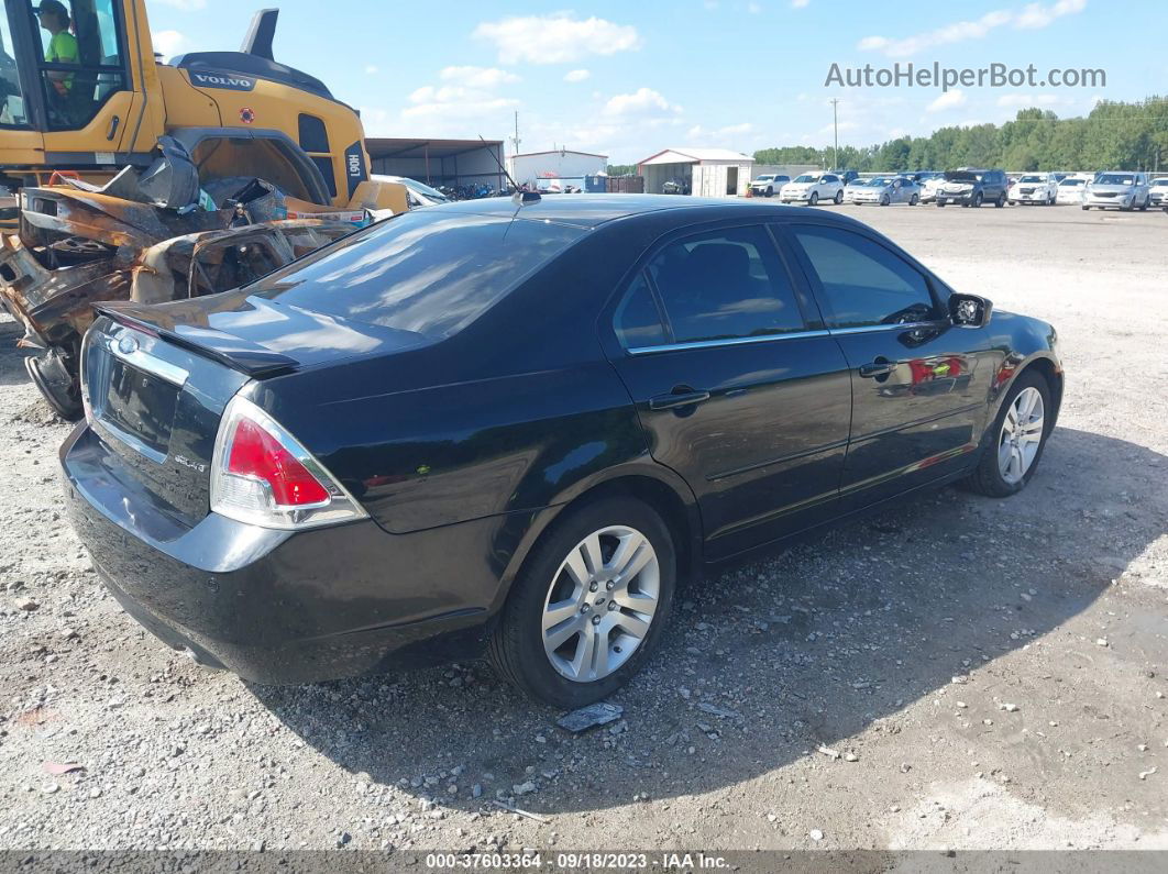 2008 Ford Fusion Sel Черный vin: 3FAHP081X8R213146