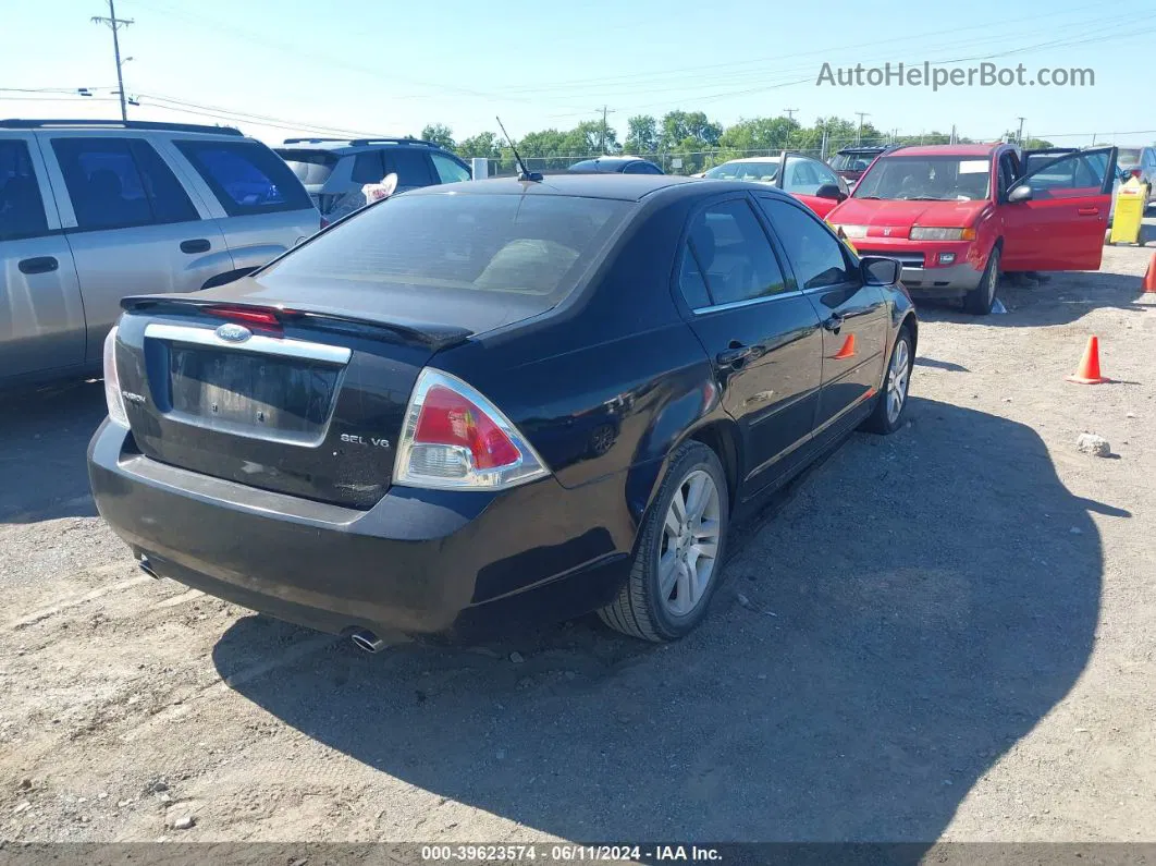 2008 Ford Fusion Sel Black vin: 3FAHP081X8R224633