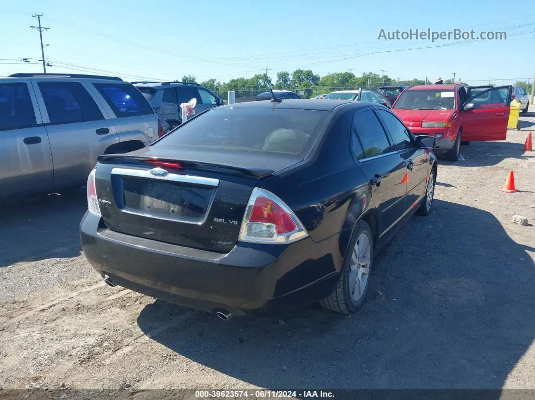 2008 Ford Fusion Sel Black vin: 3FAHP081X8R224633