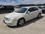 2008 Ford Fusion Sel White vin: 3FAHP081X8R232179