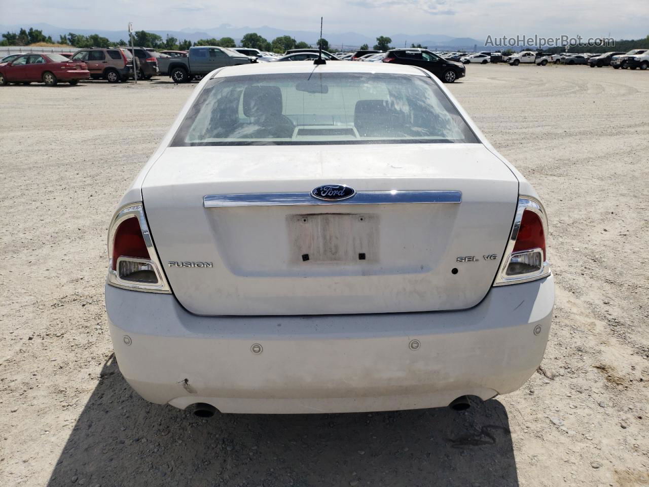 2008 Ford Fusion Sel White vin: 3FAHP081X8R232179