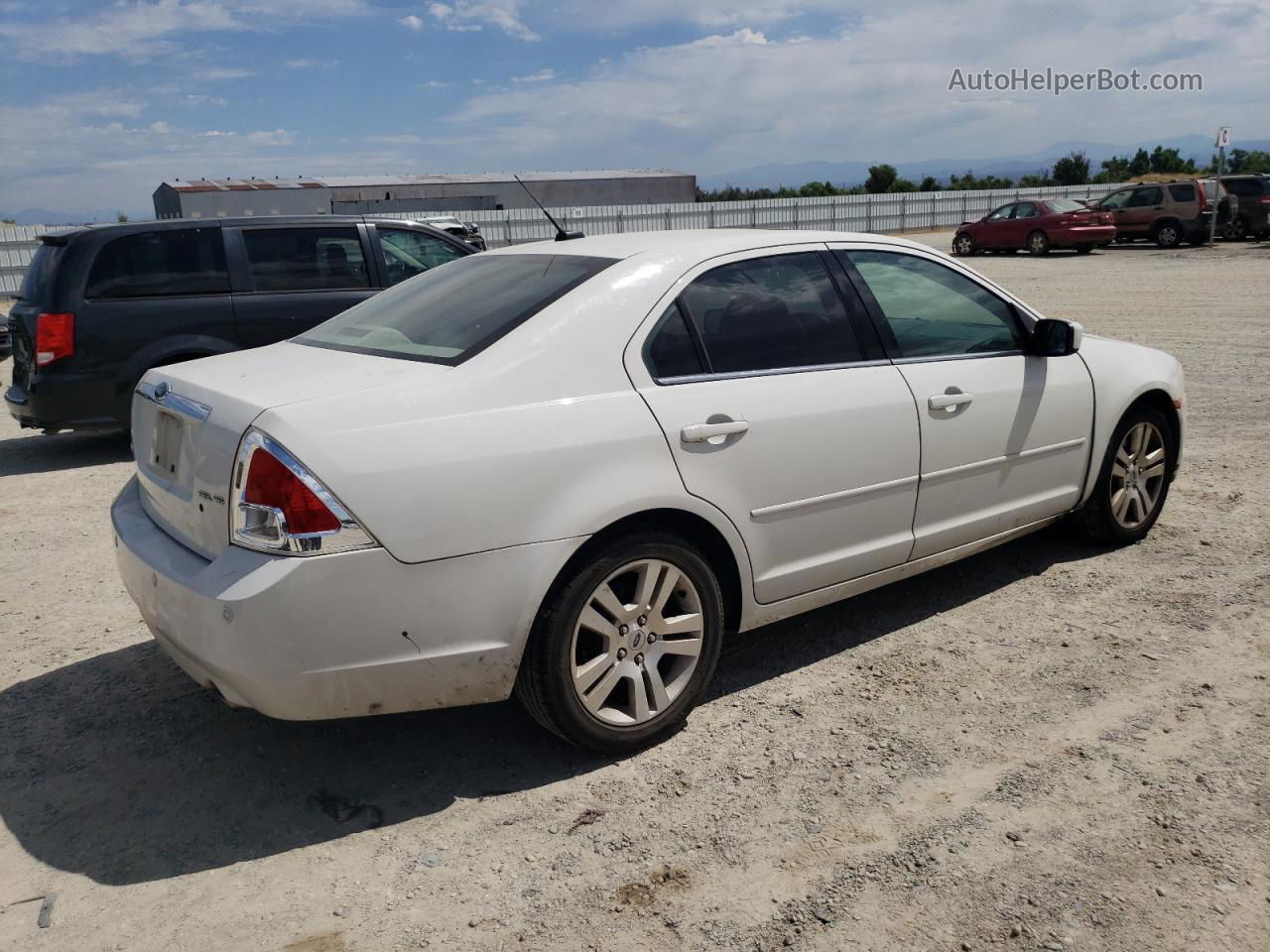 2008 Ford Fusion Sel Белый vin: 3FAHP081X8R232179