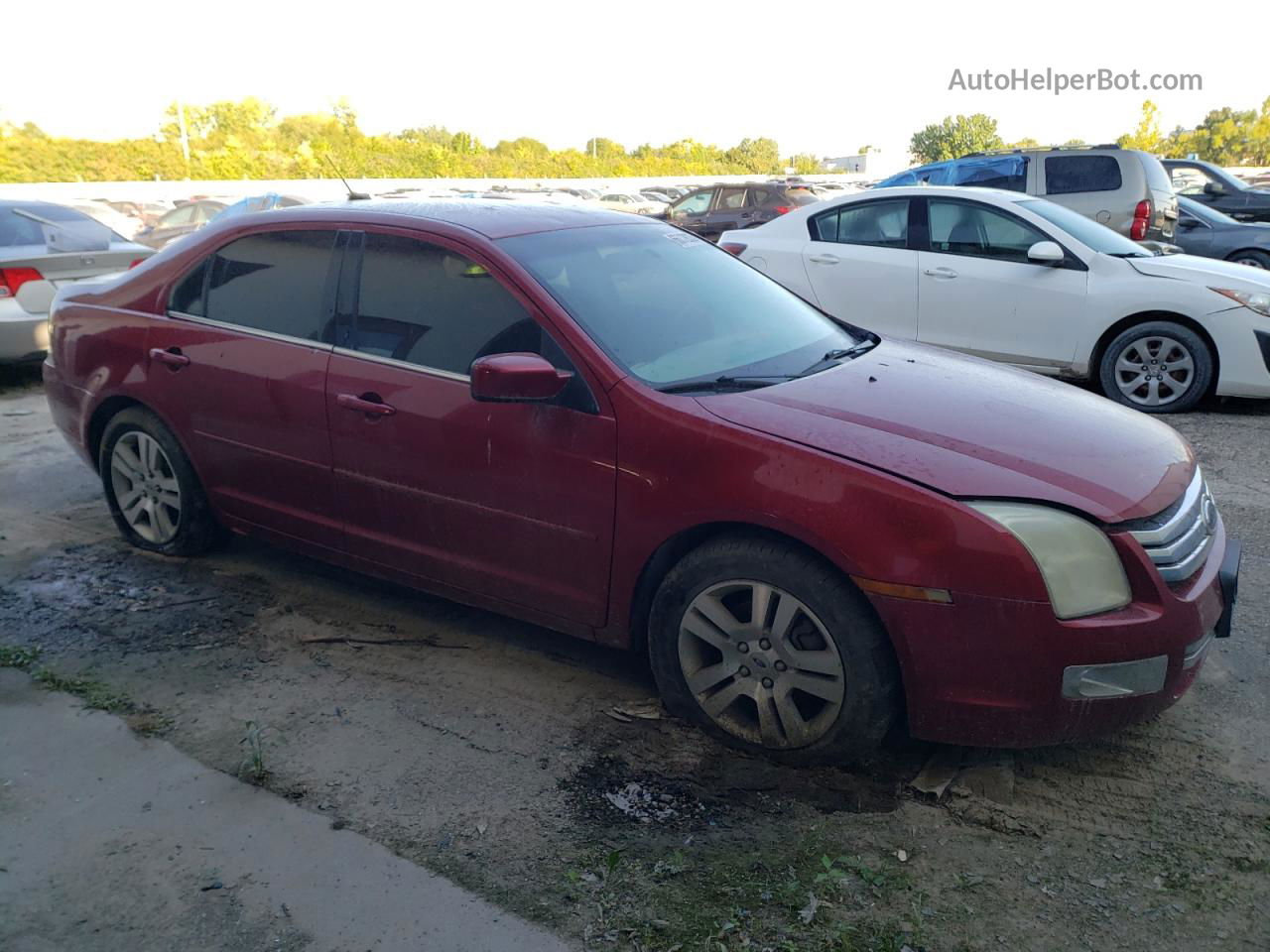 2008 Ford Fusion Sel Red vin: 3FAHP08Z08R220676