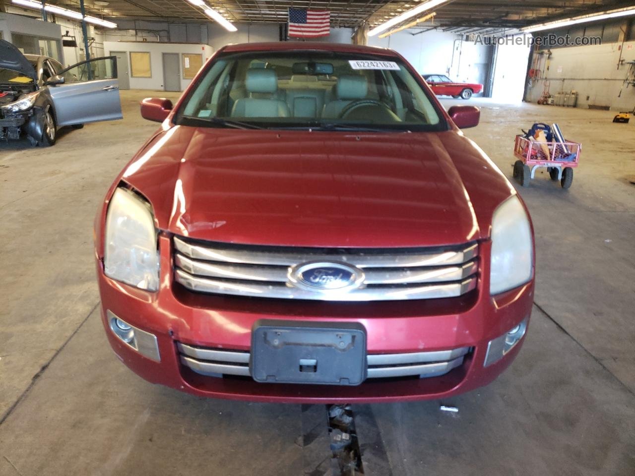2008 Ford Fusion Sel Red vin: 3FAHP08Z08R275922