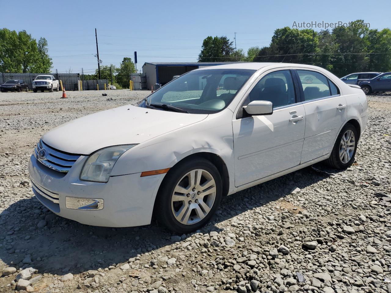 2008 Ford Fusion Sel White vin: 3FAHP08Z18R179670