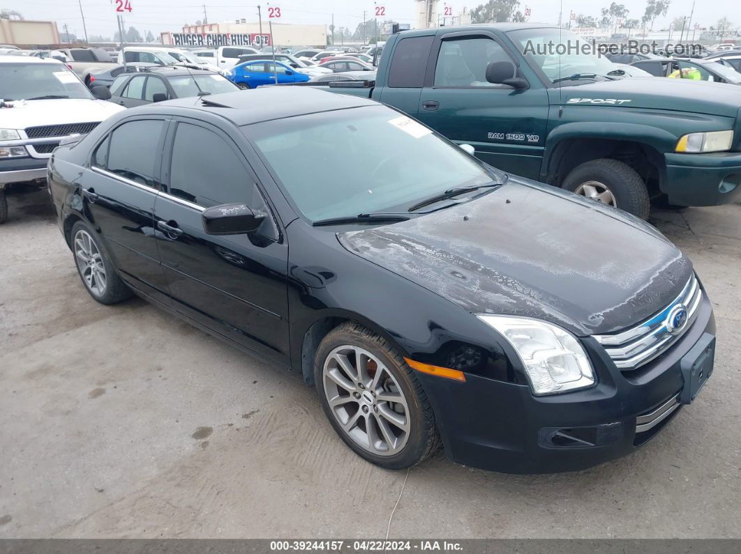 2008 Ford Fusion Sel Black vin: 3FAHP08Z18R193942