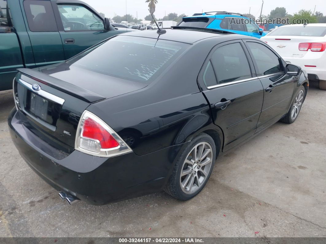 2008 Ford Fusion Sel Черный vin: 3FAHP08Z18R193942