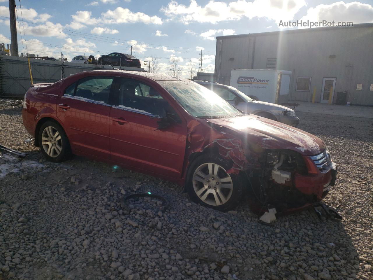 2008 Ford Fusion Sel Red vin: 3FAHP08Z38R262324