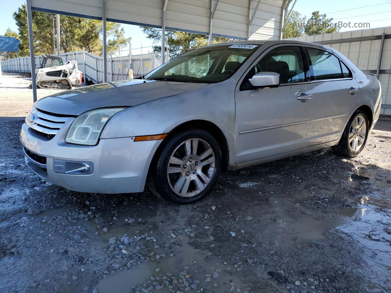 2008 Ford Fusion Sel Silver vin: 3FAHP08Z48R214587