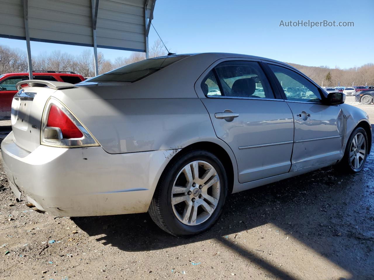 2008 Ford Fusion Sel Silver vin: 3FAHP08Z48R214587